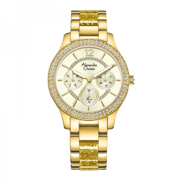 Alexandre Christie AC 2914 Gold Ivory Diamond BFBGPIVIV